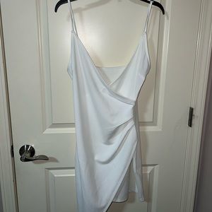 White Wrap dress
